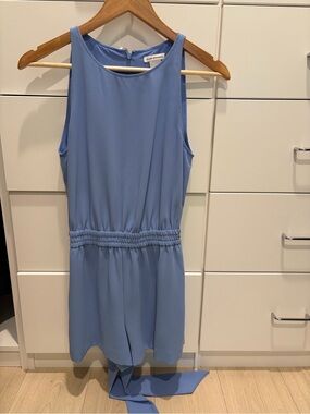 Club Monaco Light Blue Girls Sleeveless One-Piece Romper